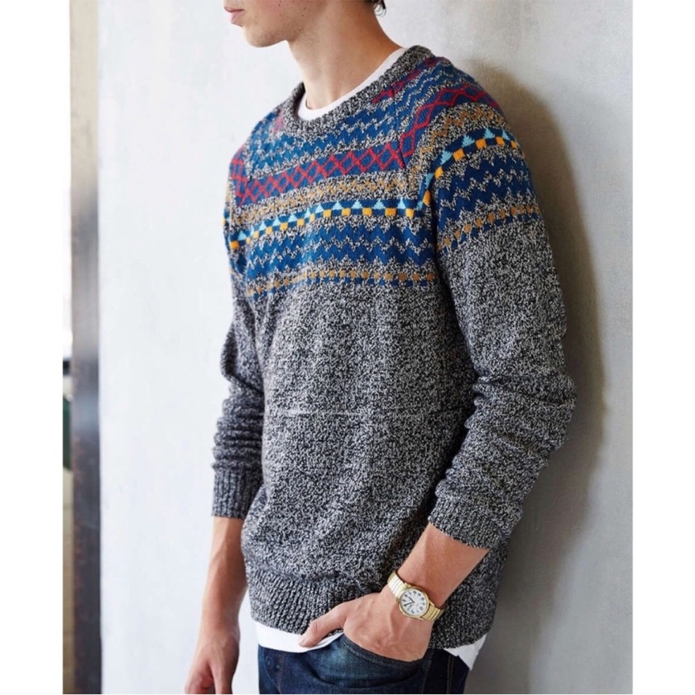 Urban Outfitters O’hanlon Mills Fair Isle Sweater Medium